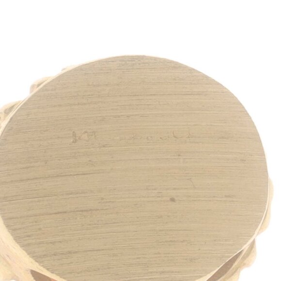 Richard Klein Garnet Halo Slide Charm - Yellow Gold 14k Oval & Rd 1.45ctw Floral - Picture 4 of 4